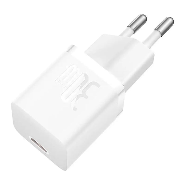 Mini wall charger Baseus GaN5 30W (white) - mains chargers<<<Chargers<<<GSM Accessories<<<InnproXML