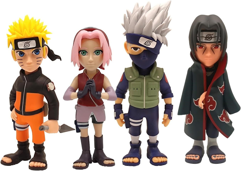 Set of 4 Naruto Shippuden Minix 7cm figures