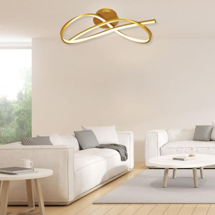 LED CEILING LAMP MIRAGE 33W 1695LM GOLD