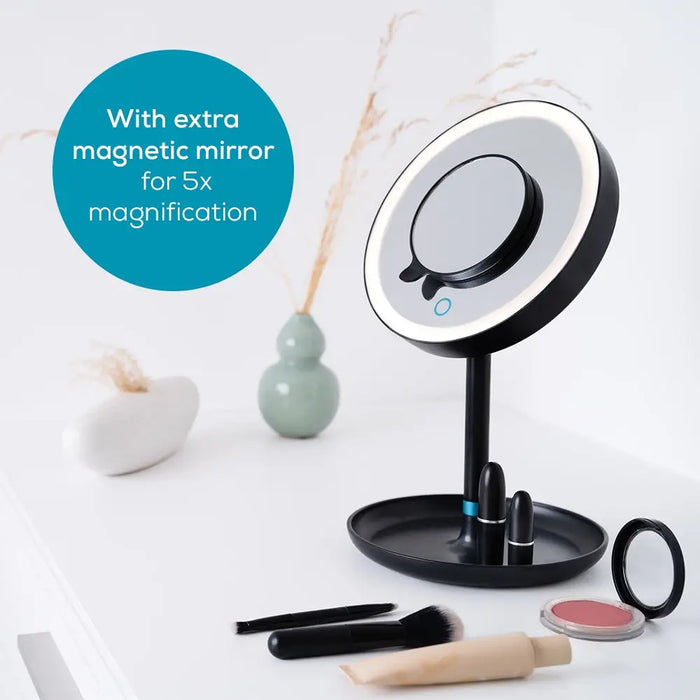 Mirror Beurer BS45LE Black - Уреди за красота<<<BEURER уреди за здраве и красота<<<BEURER<<<PolyComp&&&Баня<<<Дом