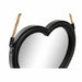 Mirror Set DKD Home Decor Mirror Heart Black PP 2 Units (27 x 3 x 27 cm) - Декорация и Осветление<<<Дом