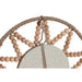 Mirror Set Home ESPRIT Natural Scandi 20 x 1 x 20 cm (3 Pieces) - Декорация и Осветление<<<Дом
