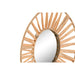 Mirror Set Home ESPRIT Natural Scandi 20 x 2 x 20 cm (3 Pieces) - Декорация и Осветление<<<Дом