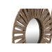 Mirror Set Home ESPRIT Natural Tropical 20 x 1 x 20 cm (3 Pieces) - Декорация и Осветление<<<Дом
