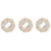 Mirror Set Home ESPRIT White Boho 20 x 1 x 20 cm (3 Pieces) - Декорация и Осветление<<<Дом