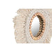 Mirror Set Home ESPRIT White Boho 20 x 1 x 20 cm (3 Pieces) - Декорация и Осветление<<<Дом
