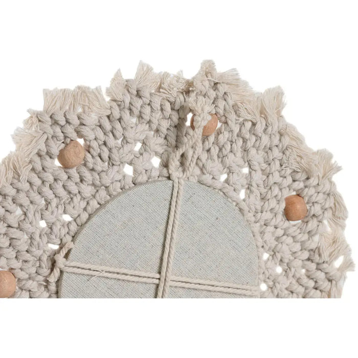 Mirror Set Home ESPRIT White Boho 20 x 1 x 20 cm (3 Pieces) - Декорация и Осветление<<<Дом