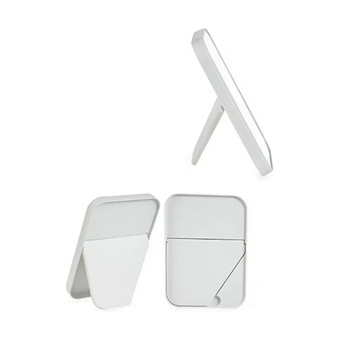 Mirror with Mounting Bracket Berilo White Black polypropylene 1,7 x 20 x 14 cm 14 x 20 x 1,7 cm (12 Units) - Баня<<<Дом