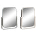 Mirror with Mounting Bracket DKD Home Decor Beige Grey Cream polystyrene 15 x 2,5 x 19,2 cm (2 Units) - Баня<<<Дом