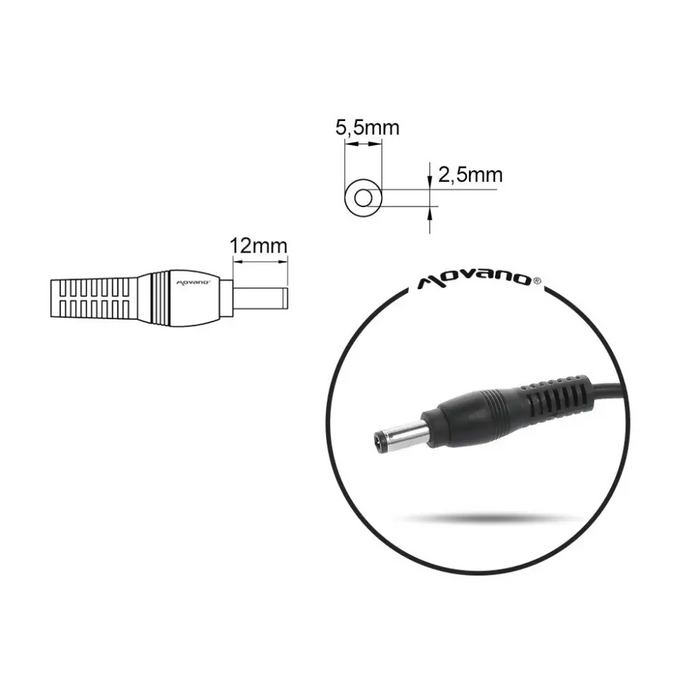 mitsu charger / power supply 19v 3.42a (5.5x2.5) - asus toshiba lenovo msi etc 65W - Power supplies