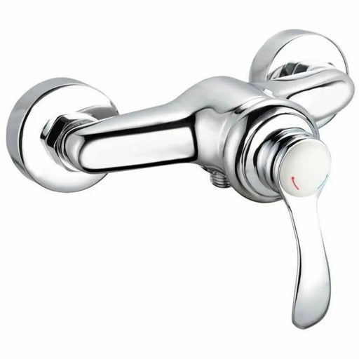 Mixer Tap Rousseau Byron Grey Chrome Metal Brass 15 cm Shower - Баня<<<Дом Градина<<<BigBuy&&&Аксесоари и