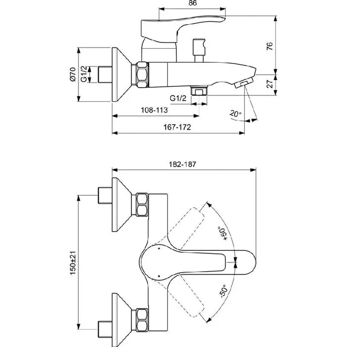 MIXER VIDIMA SEVA S - Смесители<<<Смесители и душове<<<Баня<<<Praktiker&&&Единични смесители<<<Смесители и