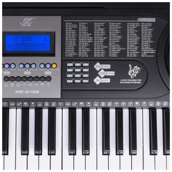 MK 2106 - keyboard with microphone for learning to play, designed for children
