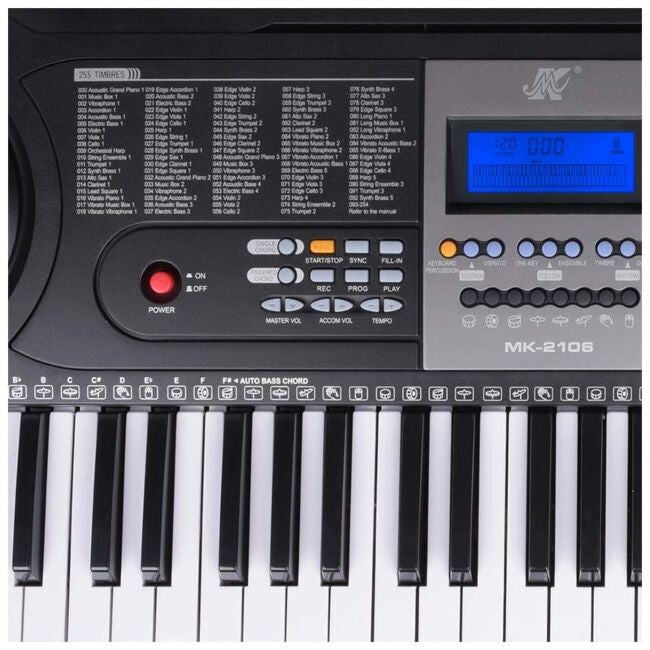 MK 2106 - keyboard with microphone for learning to play, designed for children