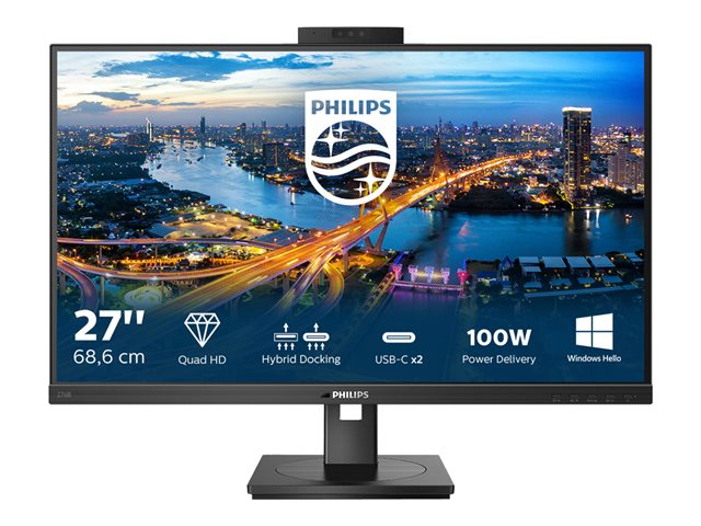 PHILIPS 276B1JH/00 27inch IPS WLED QHD 2560x1440 16:9 1000:1 300cd/m2 4ms GtG HDMI/ DP USB-C 3.2/USB 3.2/Display Link