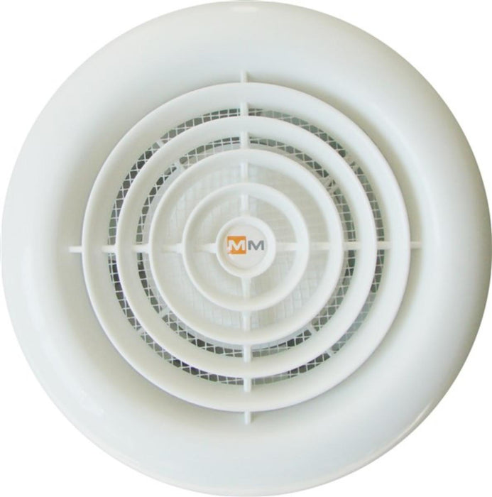 BATHROOM FAN 100MM CIRCLE WITH VALVE