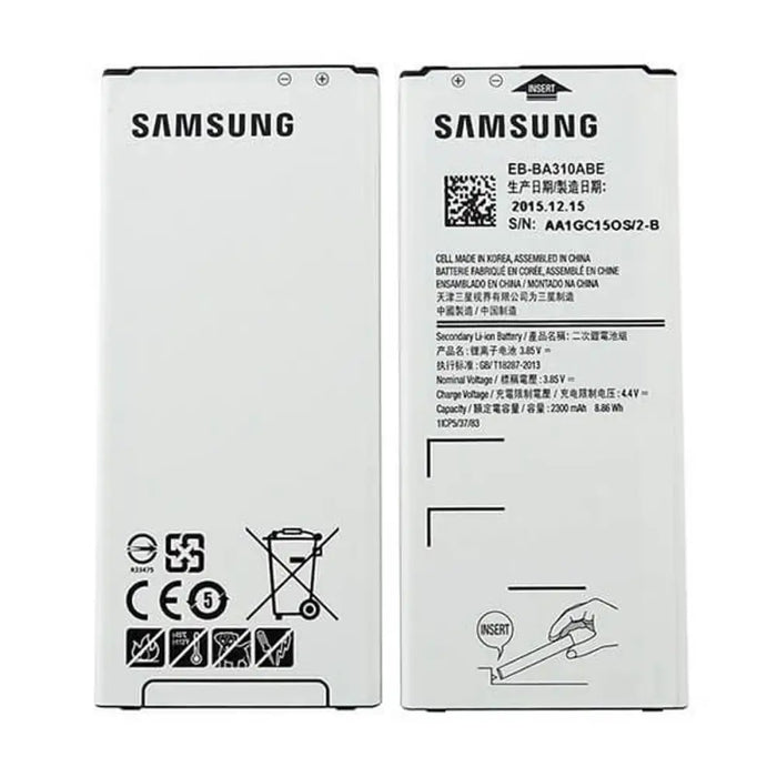 Mobile Battery Samsung EB-BA310ABE - Електроника Батерии<<<Компютри| Електроника<<<BigBuy&&&Зареждащи се