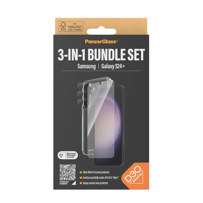 Mobile cover Panzer Glass B1211 + 7351 Transparent Galaxy S24 Plus - Електроника Телефони и таблети<<<Компютри|