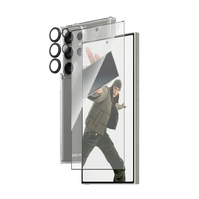 Mobile cover Panzer Glass B1212 + 7352 Transparent Galaxy S24 Ultra - Калъфи за мобилни телефони<<<Електроника Телефони