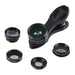Mobile lens kit APEXEL APL-DG5H 5 in 1 universal (black) - Phone lenses<<<Accessories<<<Photo and cameras<<<InnproXML
