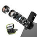 Mobile lens kit APEXEL APL-DG6V2 6 in 1 universal (black) - Phone lenses<<<Accessories<<<Photo and cameras<<<InnproXML