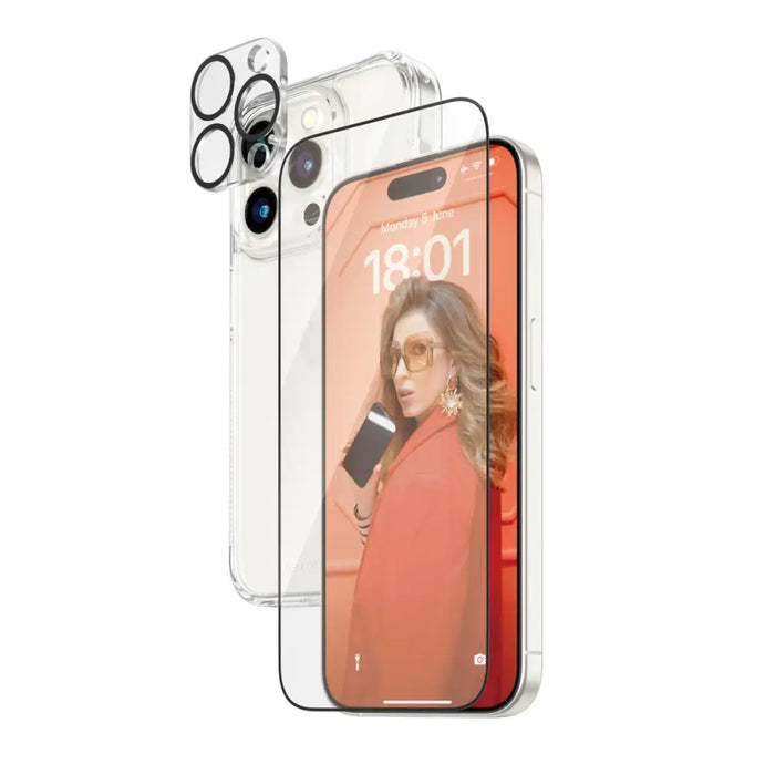 Mobile Screen Protector Panzer Glass B1173 + 2810 Apple iPhone 15 Pro - Протектори за Екран<<<Електроника Телефони и