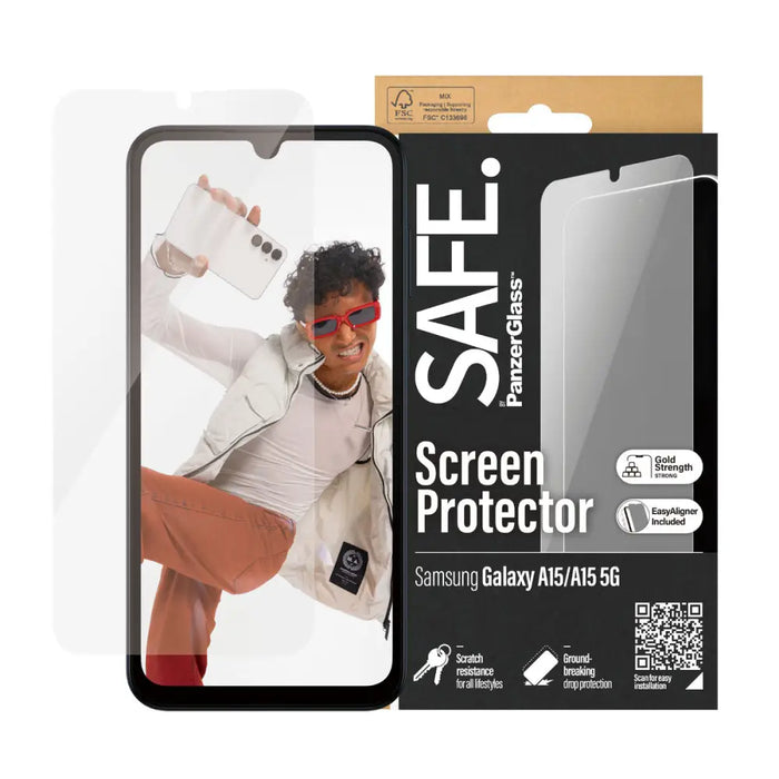 Mobile Screen Protector Panzer Glass SAFE95678 Samsung GALAXY NEW A14/A14 5G - Електроника Телефони и