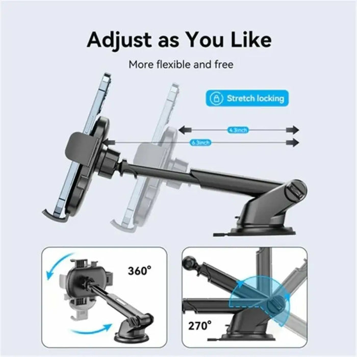 Mobile support Vention KSCB0 Black - Електроника GPS и Автомобил<<<Компютри| Електроника<<<BigBuy&&&Поставки за Мобилен