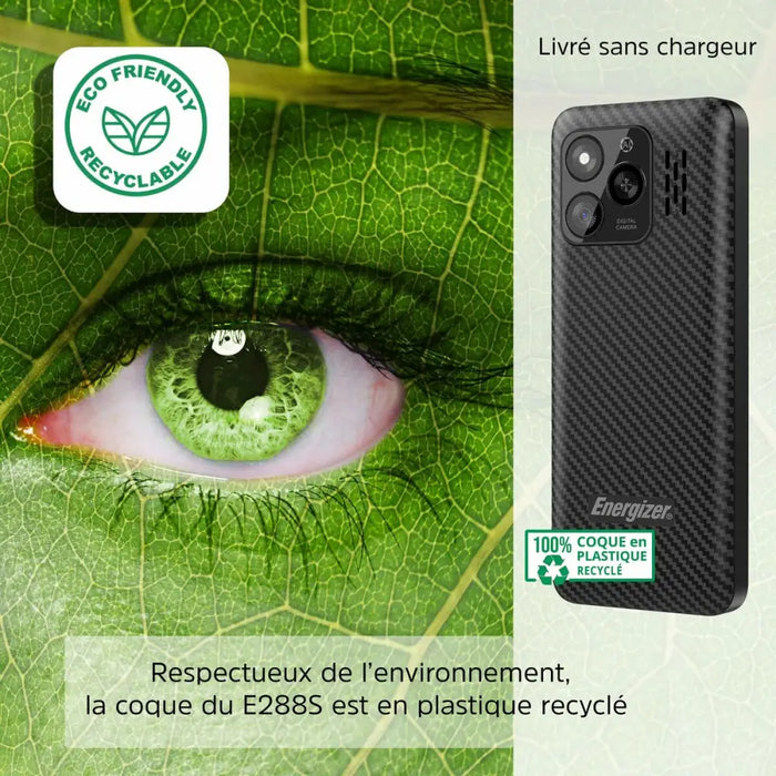Mobile telephone for older adults Energizer E288S Quad Core 4 GB RAM Black - Електроника Телефони и таблети<<<Компютри|