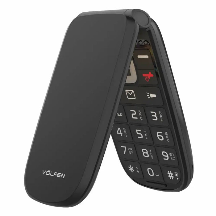 Mobile telephone for older adults Volfen ASTRO FLIP Black 48 MB 2,8’’ 4G - Електроника Телефони и таблети<<<Компютри|