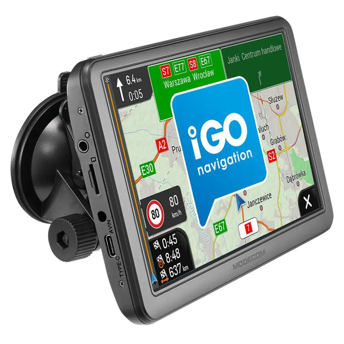 MODECOM FreeWAY CX 7.4 CAR NAVIGATION + iGO Navigation Truck (1 year update) - GPS - Devices for car