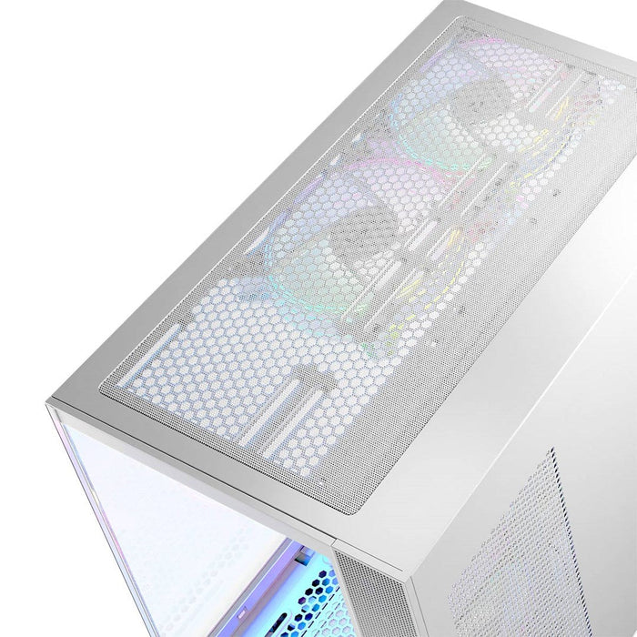 MODECOM HOUSING VOLCANO PANORAMA ARGB 5F MIDI WHITE - Computer casesOBU-OBU<<<CasesOBU<<<ActionPL