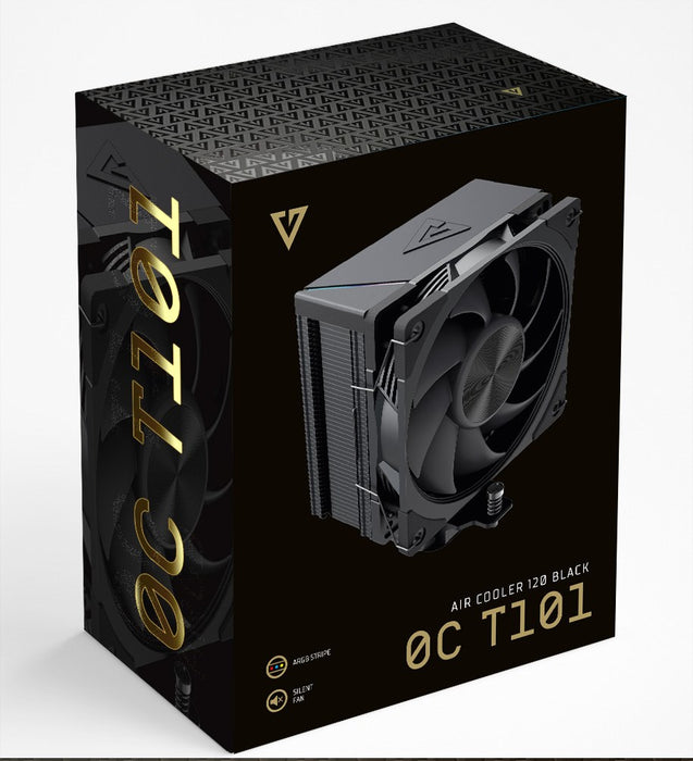 MODECOM Volcano 0C T101 Processor Air cooler 12 cm Black