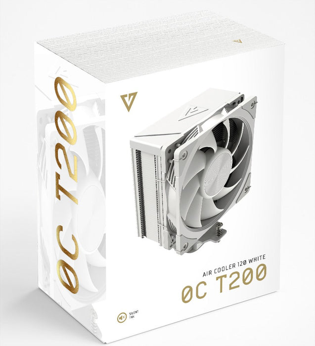 MODECOM Volcano 0C T200 Processor Air cooler 12 cm White