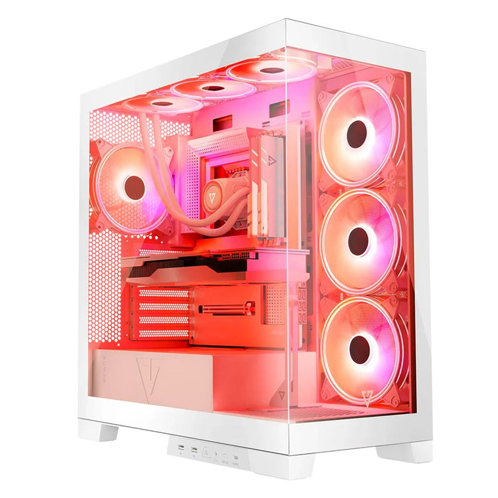 Modecom Volcano SPACE APEX ARGB MIDI Midi Tower White