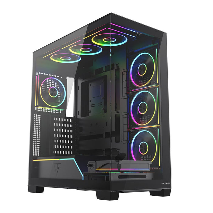 MODECOM VOLCANO STELLAR PLUS ARGB MIDI 8F BLACK