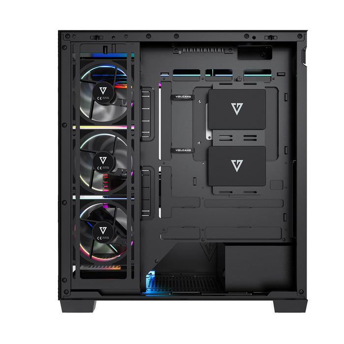 MODECOM VOLCANO STELLAR PLUS ARGB MIDI 8F BLACK