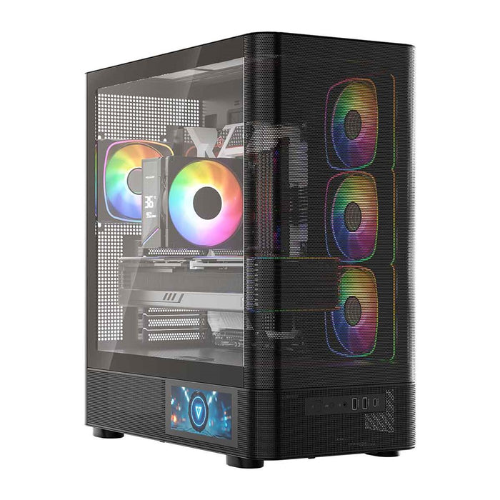 MODECOM Volcano Volcano AQ400 ARGB Midi Black