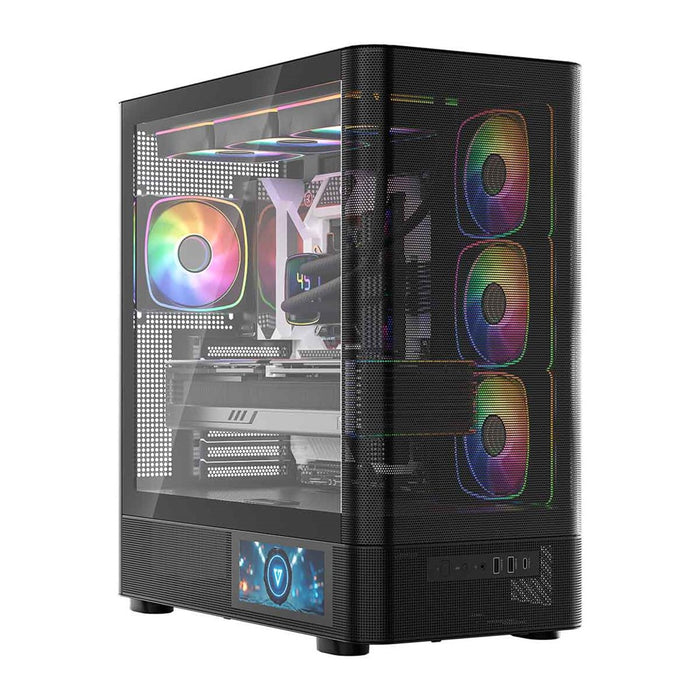 MODECOM Volcano Volcano AQ400 ARGB Midi Black
