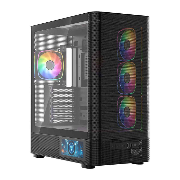 MODECOM Volcano Volcano AQ400 ARGB Midi Black