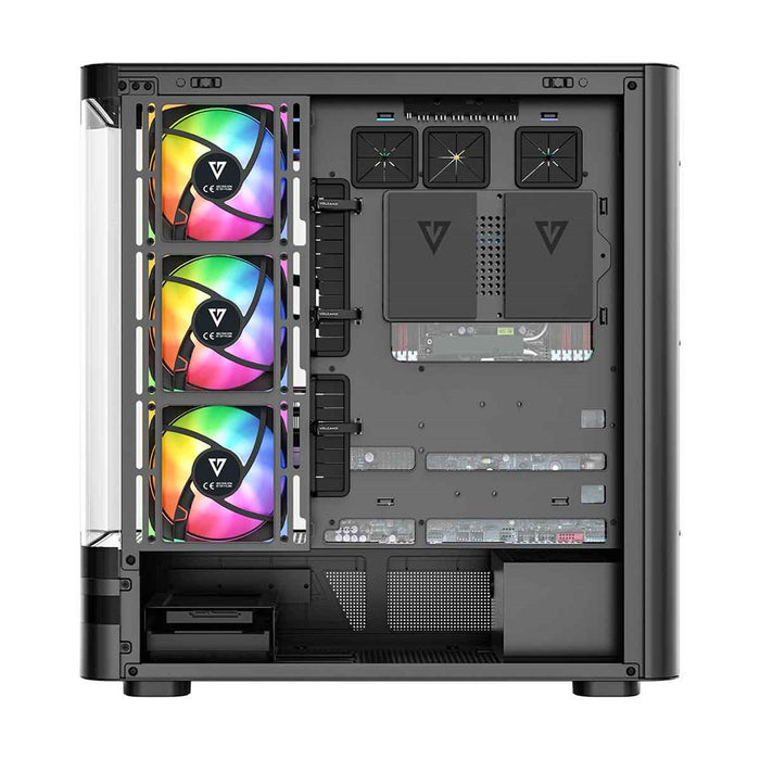 MODECOM Volcano Volcano AQ200 ARGB Midi Black