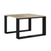 MODERN MINI table 67x67x40 cm Sonoma oak/Black - Wooden benches and tablesLIS-DRE<<<Benches and tablesLIS<<<ActionPL