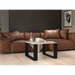 MODERN MINI table 67x67x40 cm Sonoma oak/Black - Wooden benches and tablesLIS-DRE<<<Benches and tablesLIS<<<ActionPL