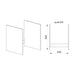 MODULE BOTTOM ROW FOR FREE STANDING WASHING MACHINE IRIM 65X57X87 CM. - Модулни кухни<<<Кухненски