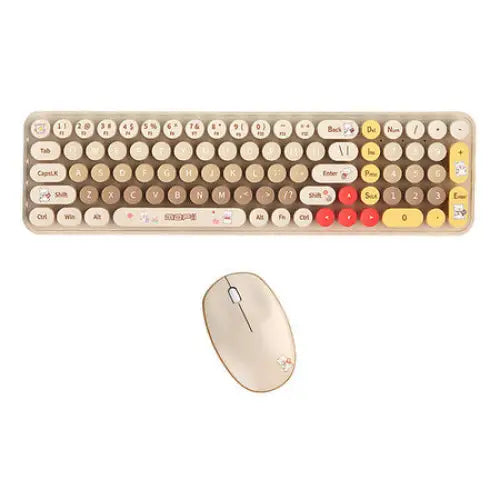 MOFII Baby Bear Wireless Keyboard + Mouse Set (beige) - Mice keyboards<<<IT Accessories<<<InnproXML