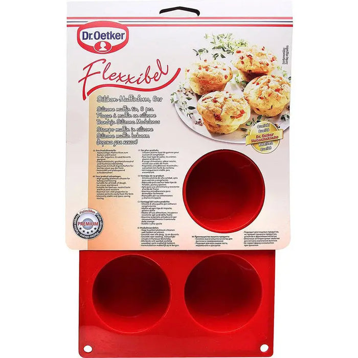 MOLD FOR BAKING MUFFINS 6 PCS SILICONE DR. OETKER - Съдове за готвене<<<Домашни потреби<<<Кухня<<<Praktiker