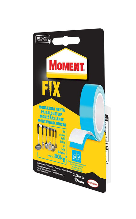 DOUBLE ADHESIVE MOUNTING TAPE 80 KG MOMENT Moment Fix