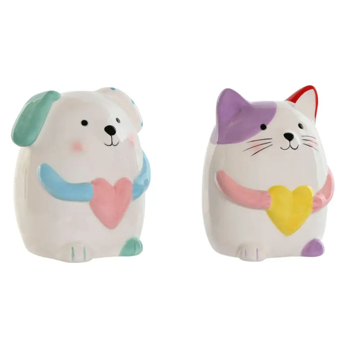Money box Home ESPRIT Dolomite 13 x 12 x 19 cm (2 Units) - Декорация и Осветление<<<Дом