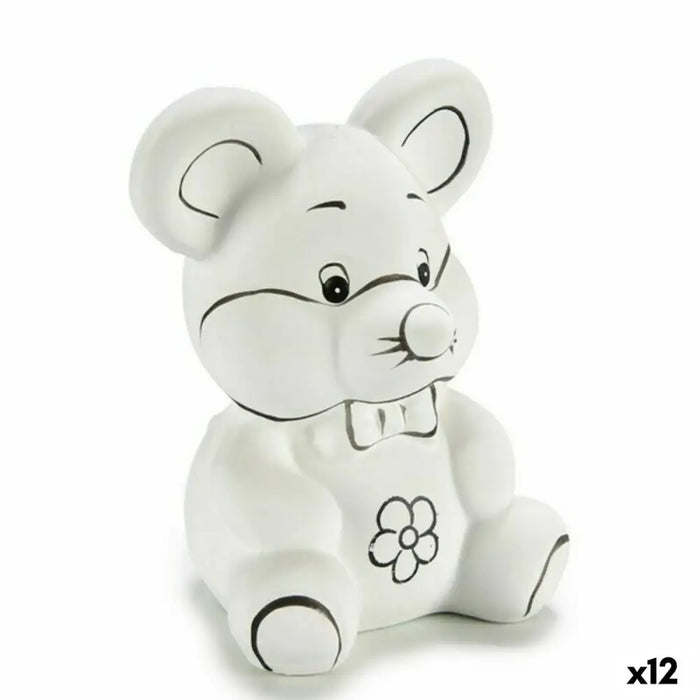 Money box Pincello Ceramic 10 x 13 x 8,5 cm 8 x 12,5 x 9,5 cm 10 x 12,7 x 8 cm (12 Units) - Декорация и