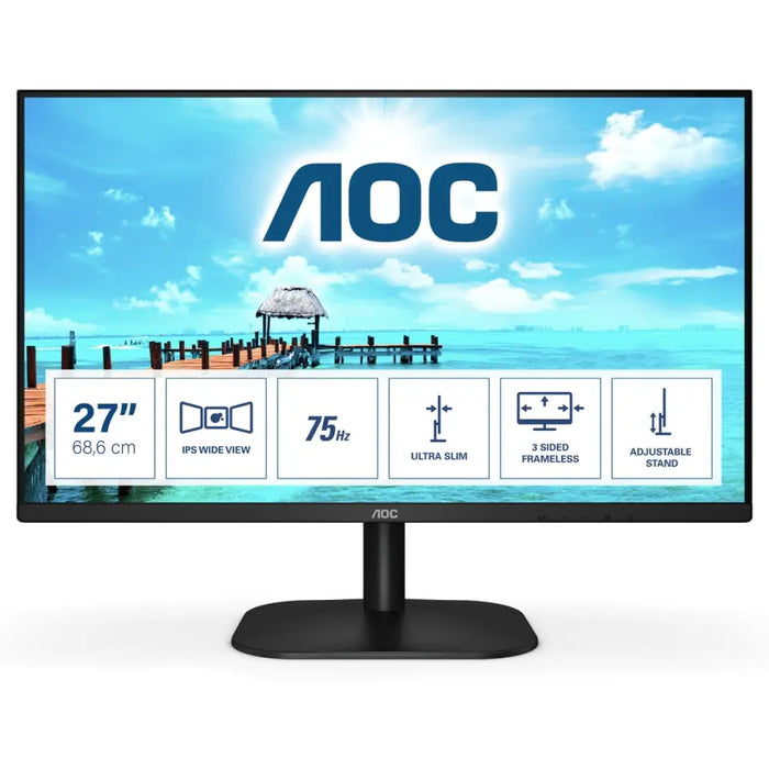 Monitor AOC 27B2H/EU - Monitors 27’’<<<AOC монитори<<<AOC<<<PolyComp&&&Монитори<<<Компютри и